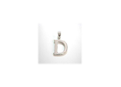 Rhodium Plated | Alphabet Pendants